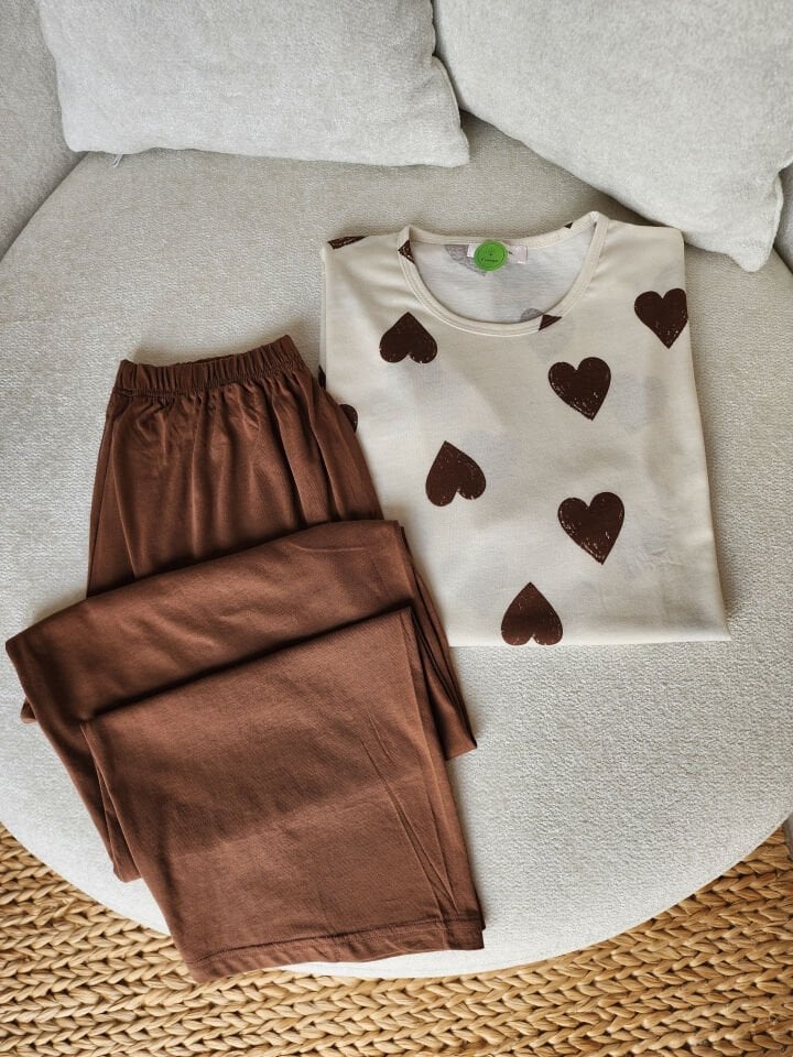 Brownie Süprem Büyük Beden Pijama Takımı - Kısa Kollu