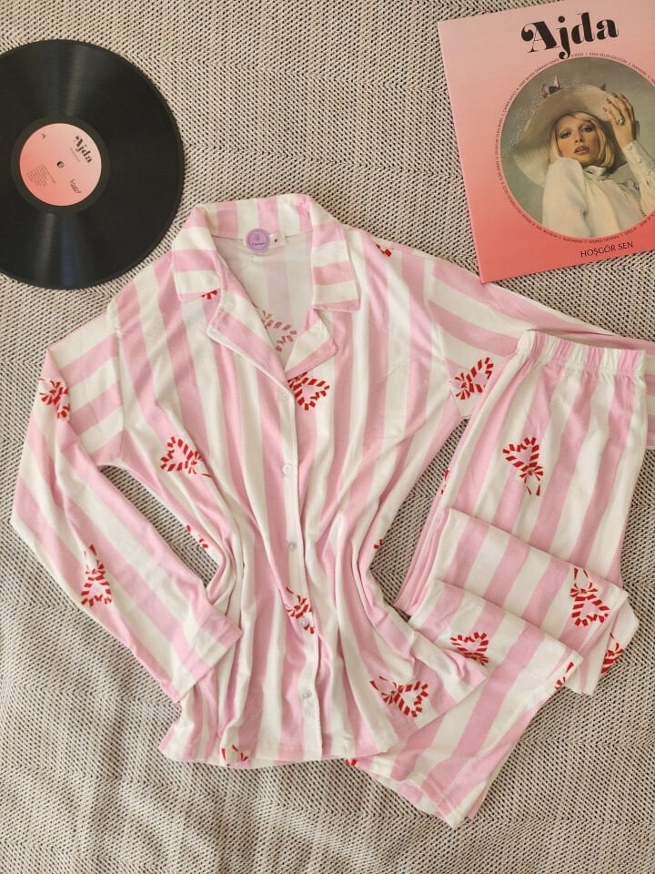 Pink Sugar Kadın Pijama Takımı - Uzun Kollu