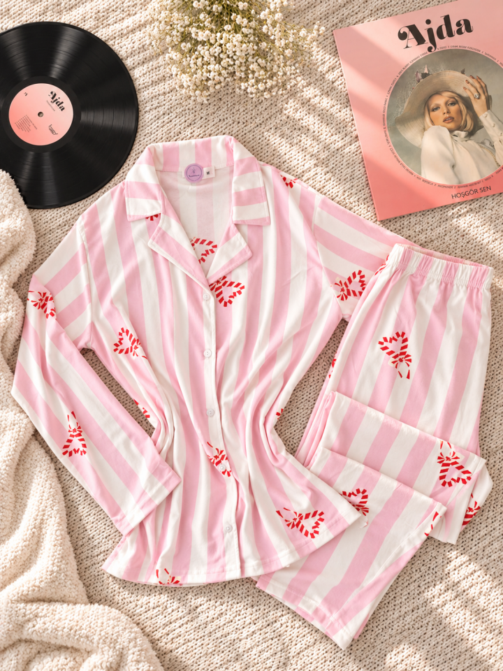Pink Sugar Kadın Pijama Takımı - Uzun Kollu