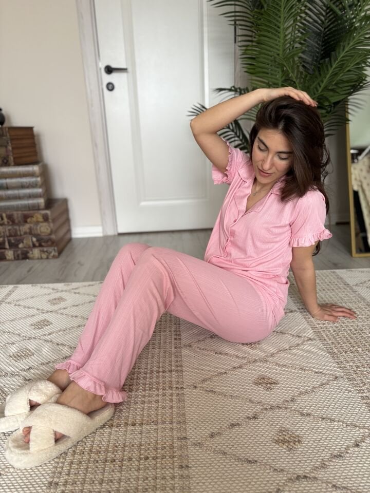 Pegasus Sugar Sense Kadın Pijama Takımı - Kısa Kollu