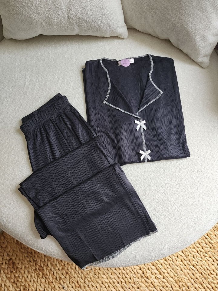Pegasus Black Swan Kadın Pijama Takımı - Kısa Kollu