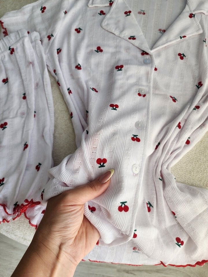Cherry Pointel Kadın Pijama Takımı - Şortlu